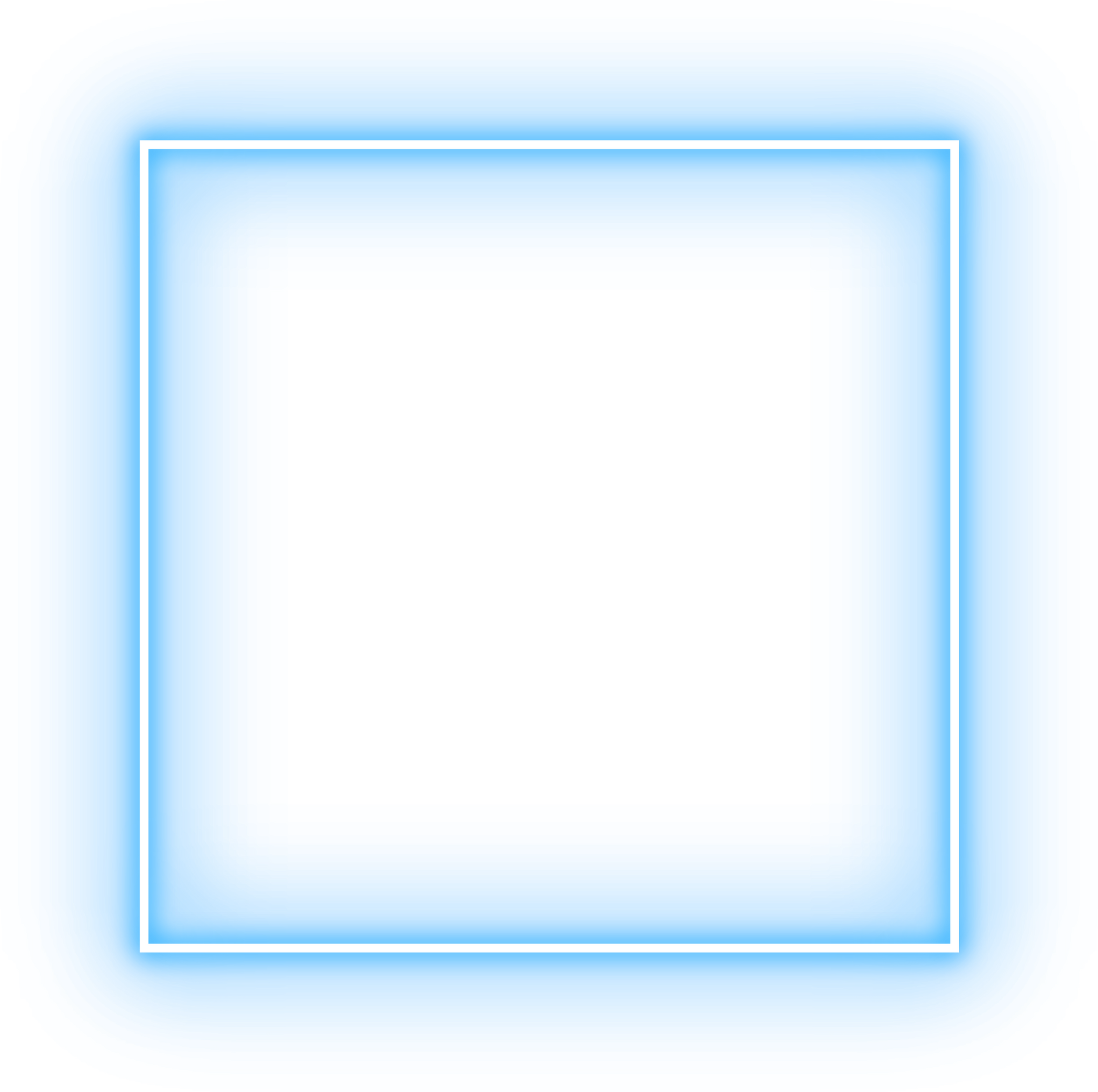 square neon frame