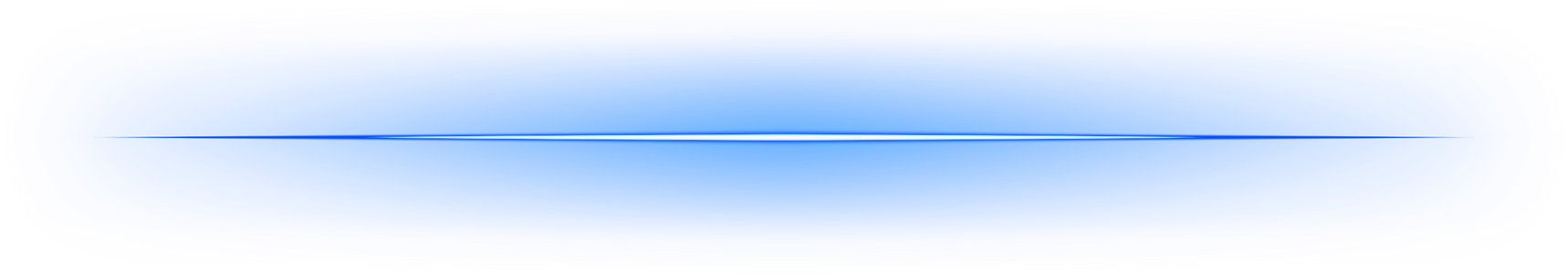 Glowing Blue Neon Line Light