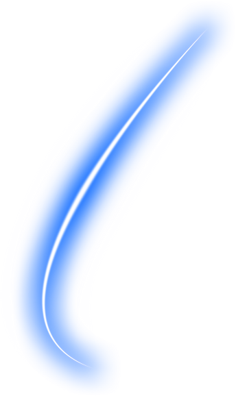 Blue Curve Neon Line